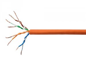 Monoprice 14758 Cat5e Utp (cm) - Orange - 250ft