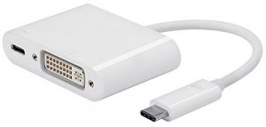 Monoprice 15243 Usb-c To Dvi  Usb-c (f) Dual Port Adptr