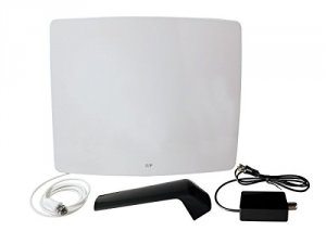 Monoprice 15954 Active Curved Hd5 Hdtv Antenna_ 60 Mile