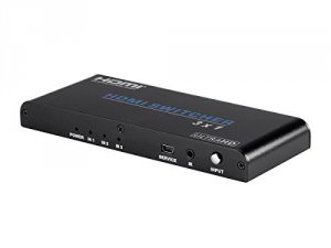 Monoprice 15262 Pro 4k 3x1 Hdmi  Switch Hdcp 2.2 Support