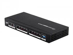 Monoprice 15376 Hdmi Power Switch W Remote Control 4x2