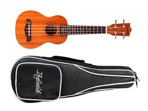 Monoprice 610300 Sapele Ukulele With Gig Bag