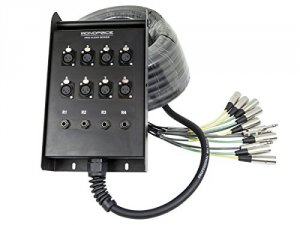 Monoprice 604120 Snake 12-chan,8 Xlr,4 Trs Box - 50 Ft