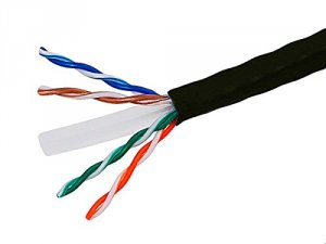 Monoprice 18547 Cat6 Utp Solid (cmr) - Black - 1000ft