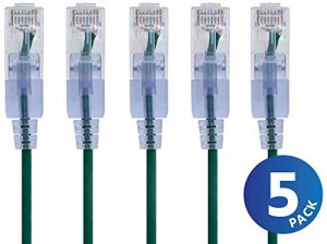 Monoprice 16340 Slimrun Cat6a Ethernet Patch Cable - Snagless Rj45_ 55