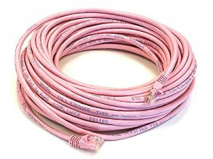 Monoprice 3717 Cat5e  Cable_ 50ft Pink