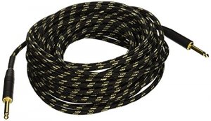 Monoprice 601450 Ts (14 )male Cable - Black  Gold 50ft