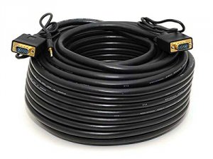 Monoprice 5364 Super Vga Hd15 Mm Cable W Audio 100ft