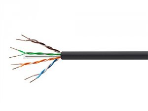 Monoprice 12733 Cat6 Stp Solid Direct Burial Blk 1000ft