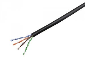 Monoprice 12806 Cat5e Utp Solid (cmp) 1000ft - Black