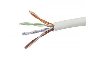 Monoprice 13503 Cat5e Stp Solid (cmp) 1000ft - White