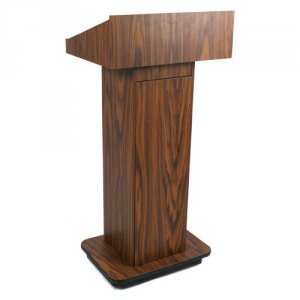 Amplivox W505-CH Executive Column Lectern - Non Sound -ch