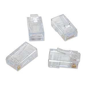 Accutech 100010B Ez-rj45 Cat6 Connectors 100pk