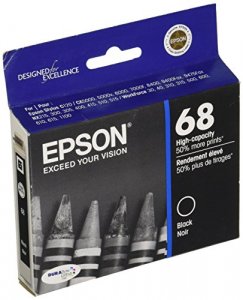 Original Epson T068120-S Durabrite High-capacity Black Ink, Cx5000cx60