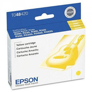 Original Epson T048420-S T0484 Ink Cartridge - Inkjet - Yellow - 1 Eac