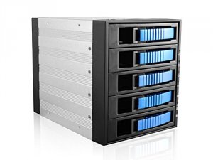 Istar BPU-350SATA-BLUE Usa 3x5.25-5x3.5 Sata Raid Cage