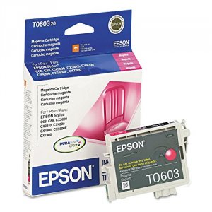 Original Epson T060320 Durabrite Ink Cartridge - Inkjet - Magenta - 1 