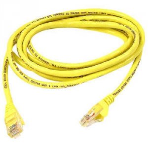 Belkin A3L980-10-YLW-M Patch Cable - Rj-45 - Male - Rj-45 - Male - Uns