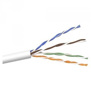 Belkin TAA504-1000WH-P Taa Cat5e Solid Bulk Cable,4pr;24awg; 1