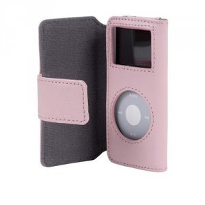 Belkin F8Z058-PNK Folio Case For Ipod Nano - Pink - Belt Clip