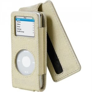 Belkin F8Z120-BT Canvas Flip Case For Ipod Nano - Brown Taupe