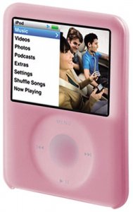 Belkin F8Z213-PNK Ipod Nano 3g Silicone Sleeve  Pink