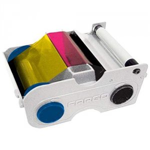 Fargo 044280 Ymcko Starter Print Ribbon Cartridge