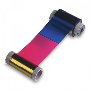 Fargo 084069 Printer Ribbon, Ymck, Half-panel, (1000) Images, For Hdp 