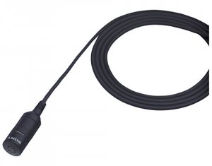 Sony ECM66B Electret Condenser Lavalier Microphone