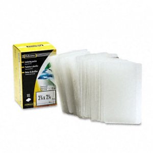 Fellowes 52058 Laminating Pouches Business Card 10mil