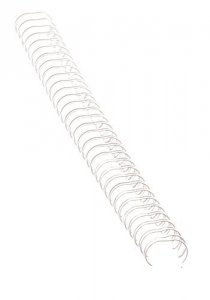 Fellowes 52542 Binding Spines Wire - White 38in 25pk,dds Must Be Order