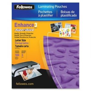 Fellowes 5245801 Laminating Pouch Letter 11.5in X 9in Landscape 3mil 1