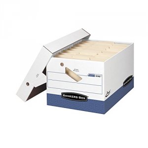 Fellowes 0063601 Bankers Box Presto File Storage Box - Internal Dimens