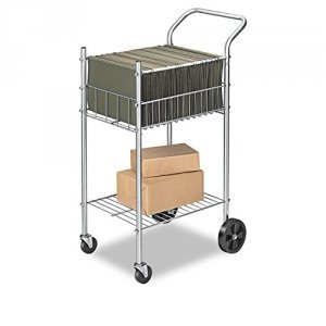 Fellowes 4092001 Economy Office Cart - 125 Lb Capacity - 4 Casters - S