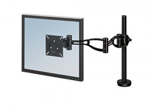 Fellowes 8041601 The  Depth Adjustable Monitor Arm Adjusts Easily In E