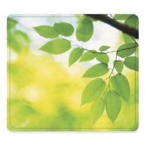 Fellowes 5903801 Recycled Optical Mousepad - Leaves-taa