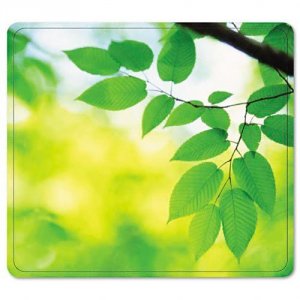 Fellowes 5903801 Recycled Optical Mousepad - Leaves-taa