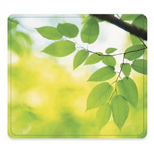 Fellowes 5903801 Recycled Optical Mousepad - Leaves-taa