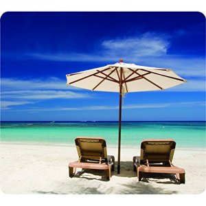 Fellowes 5909501 Recycled Optical Mousepad - Beach Chairs