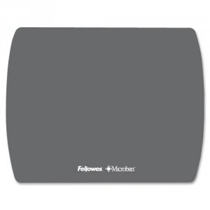 Fellowes 5908201 Microbanreg; Ultra Thin Mouse Pad - Graphite - 7 X 9 