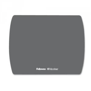 Fellowes 5908201 Microbanreg; Ultra Thin Mouse Pad - Graphite - 7 X 9 