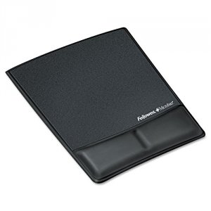 Fellowes 9180901 Mousepadwrist Support Wmicroban - Blac