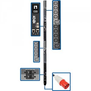 Tripp PDU3XEVSR6G60B 25.2kw 3-phase Switched Pdu, Lx Platform Interfac