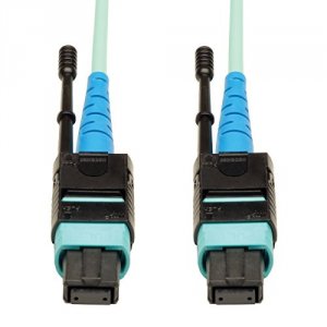 Tripp N846-01M-24-P 1m Mtpmpo Patch Cable 24 Fiber 100gbe Aqua Om3 Ple