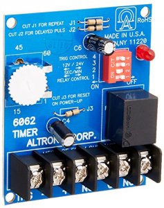 Altronix 6062 Multi-function Timer - 12vdc Or 24vdc Op