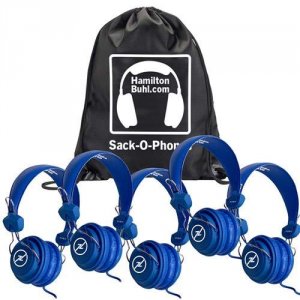 Hamiltonbuhl SOP-FVBLU Sackophones 5 Blue Fv Headsets