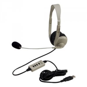 Ergoguys 3064-USB Califone Stereo Multimedia Usb Headset. Headset Made