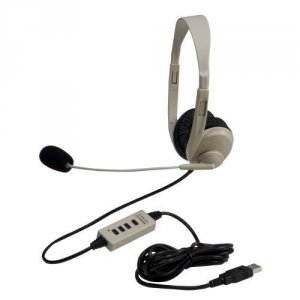 Ergoguys 3064-USB Califone Stereo Multimedia Usb Headset. Headset Made