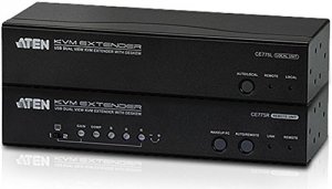 Aten CE775TKIT-KA Usb Dual View Kvm Extender With Deskew-transmitter