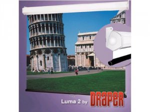 Draper 206085 Luma 2, 106, Hdtv, Matt White